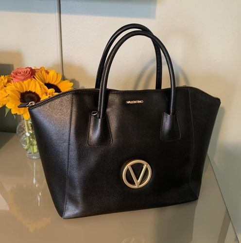 Valentino black large - black, tote