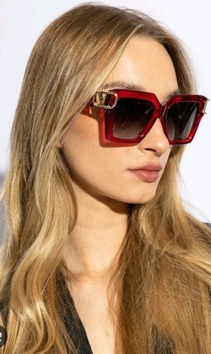 Valentino uno glasses red - glasses,