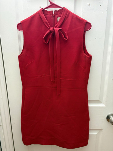 Valentino red sleeveless high - sleeveless,
