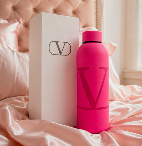 Valentino pink metal reusable - metal,